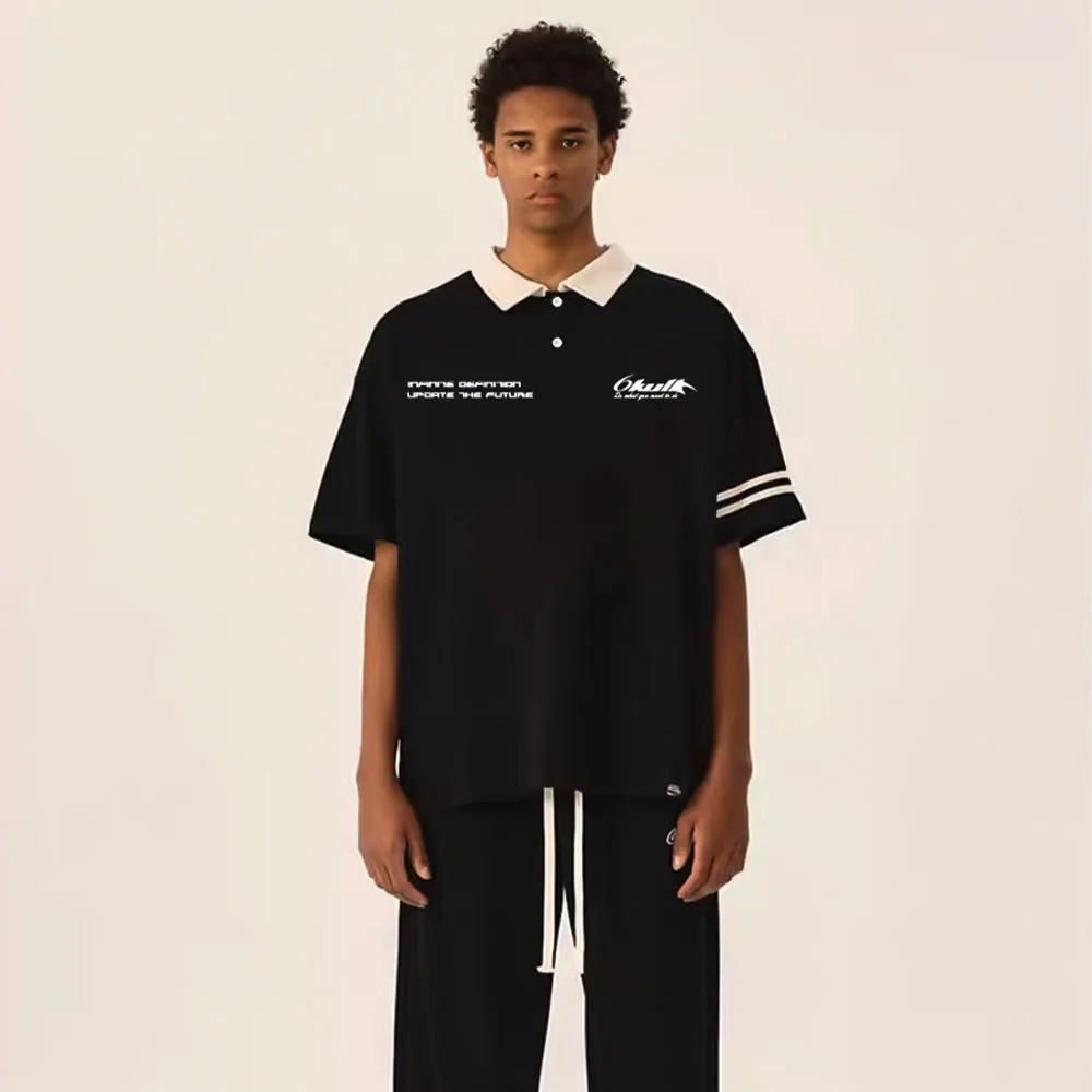 6Kull Retro Brand Logo Polo Shirt