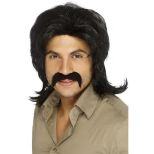 70s Retro Wig - Black