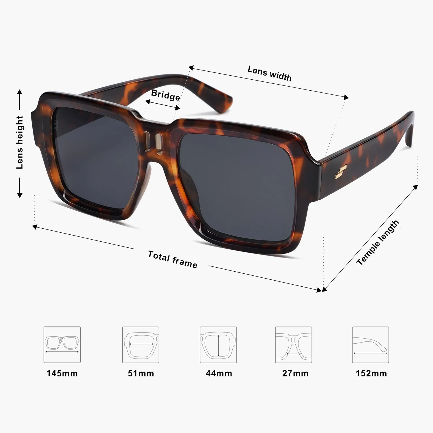 8 Colors - Cutout Design Sunglasses