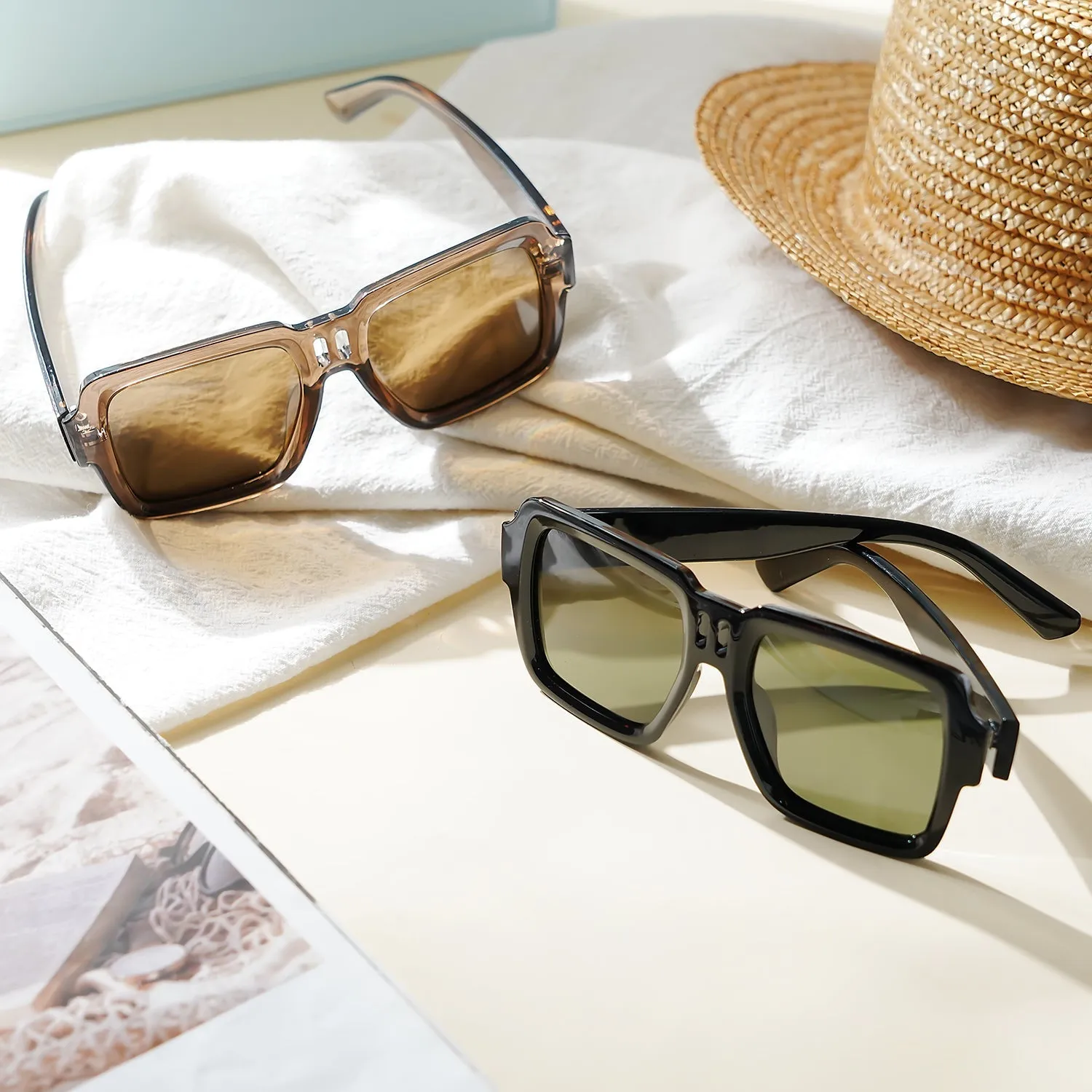 8 Colors - Cutout Design Sunglasses