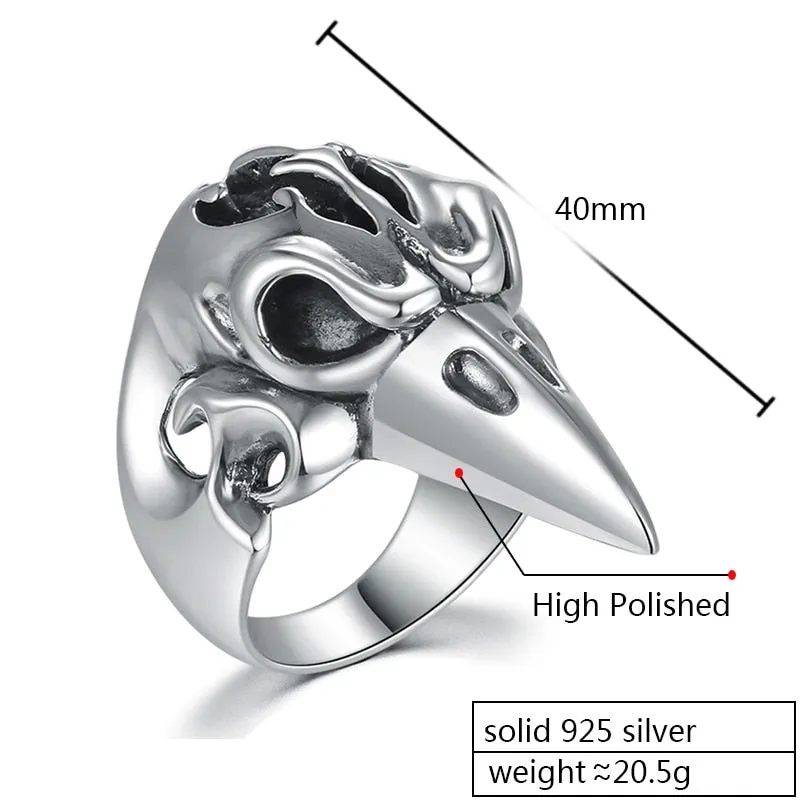 925 Sterling Silver Eagle Ring