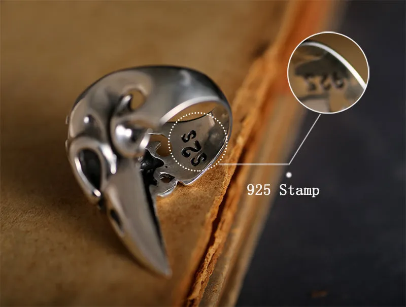 925 Sterling Silver Eagle Ring