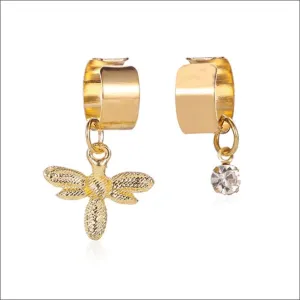 Alix Golden Butterfly EarClip