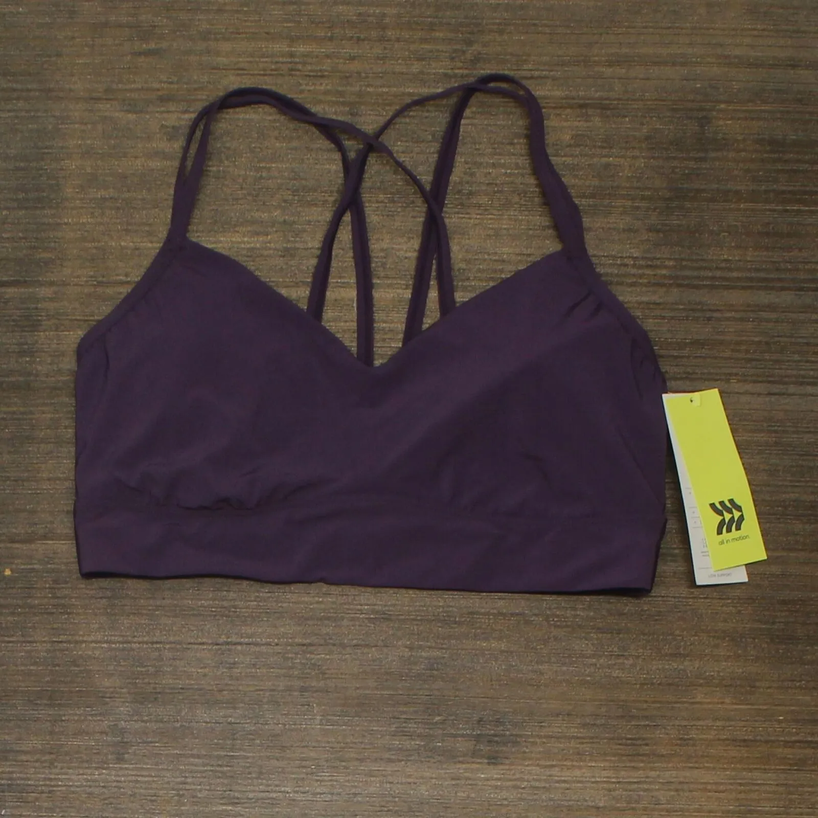 All in Motion Women's Low Support Strappy Longline Bra 77283251
