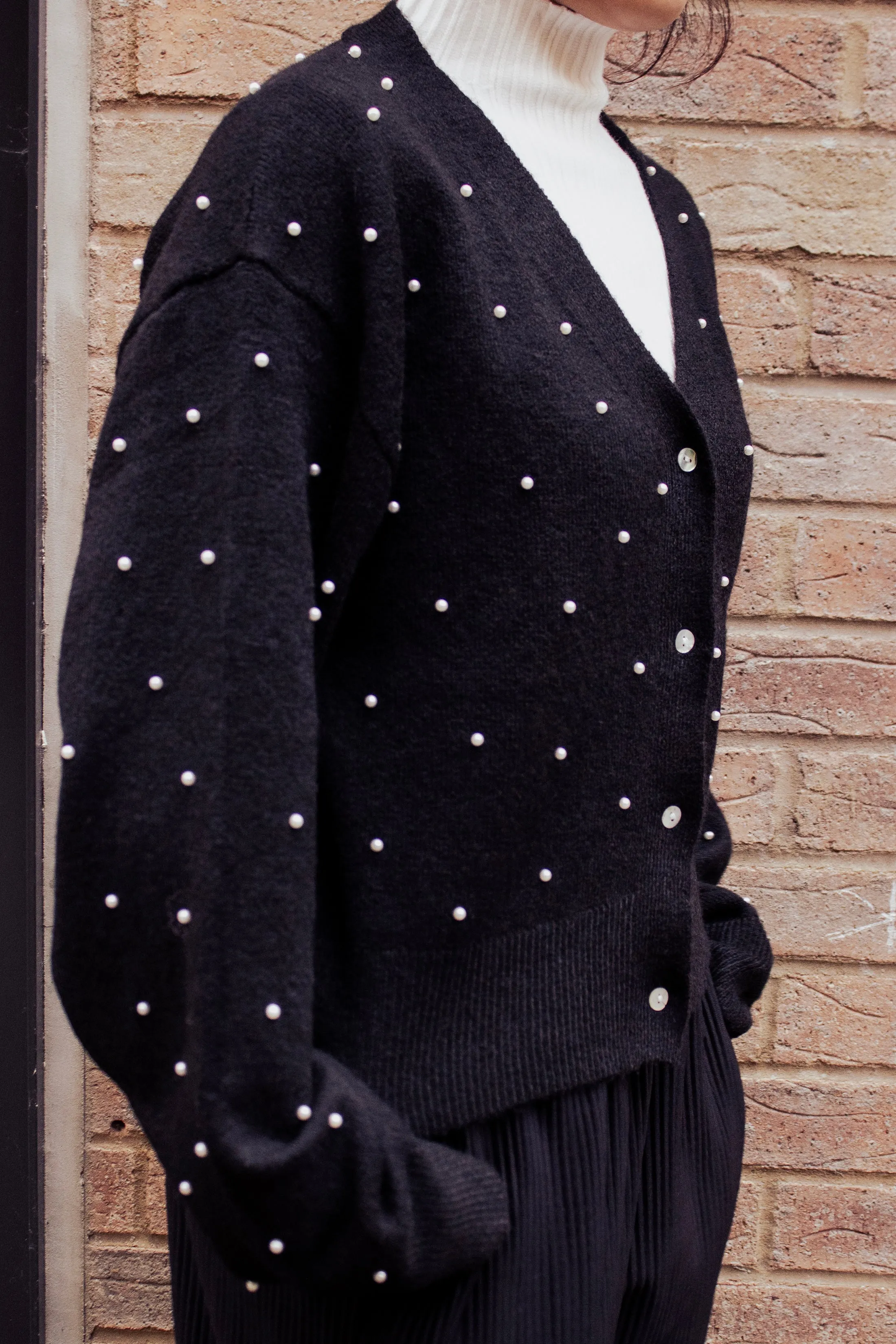 All Over Pearl Cardigan