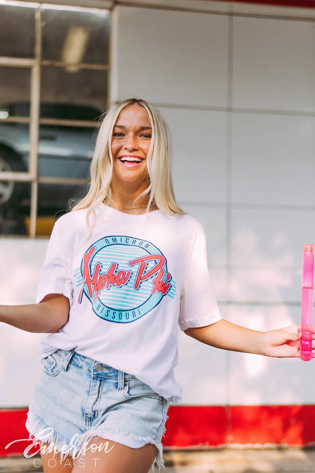 Alpha Phi Retro PR Tee