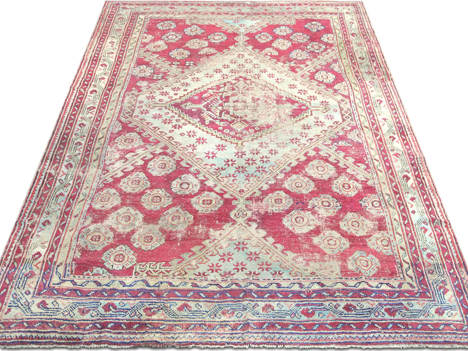 Antique Turkish Oushak Rug - 8'8" x 11'9"
