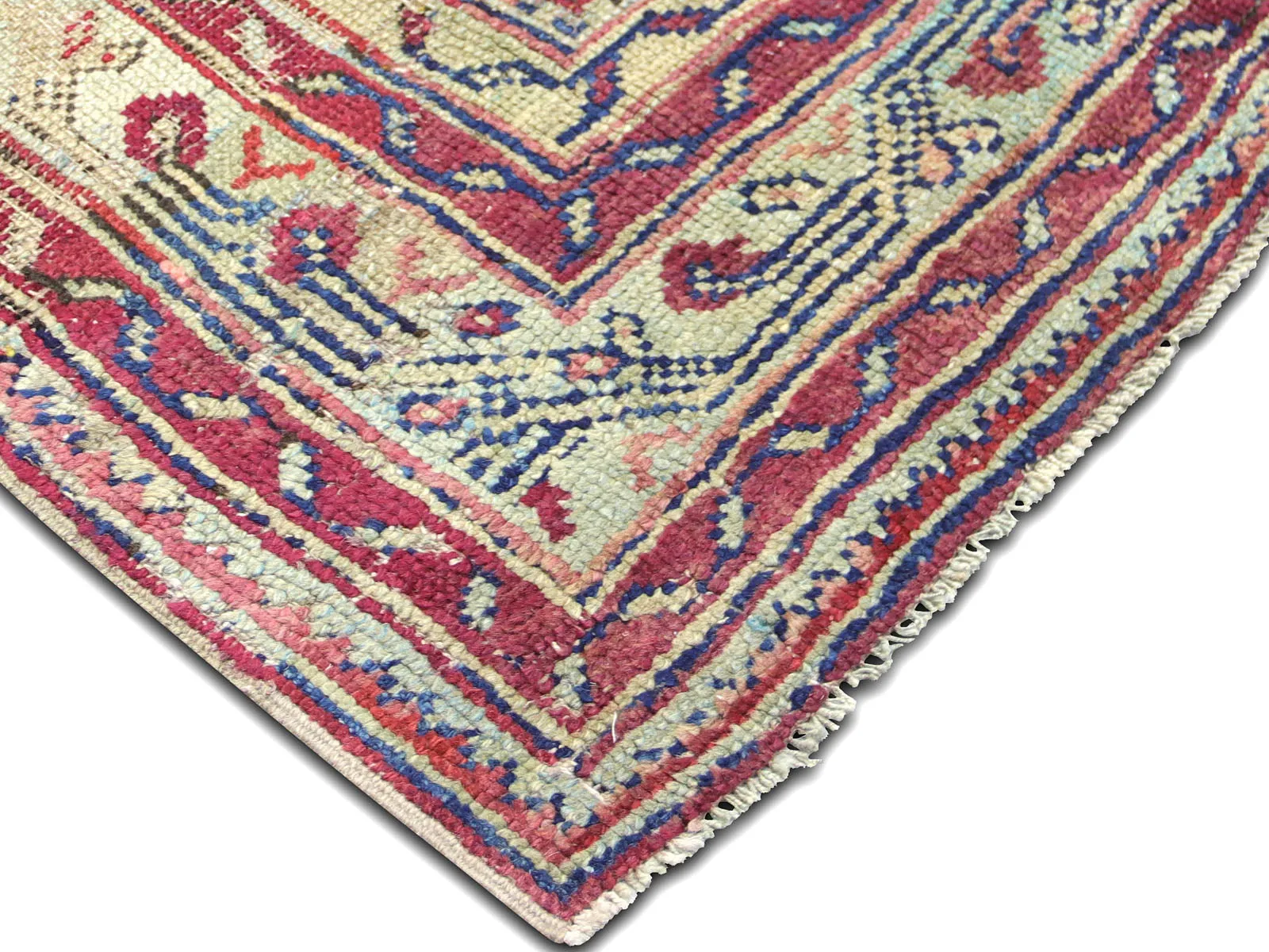 Antique Turkish Oushak Rug - 8'8" x 11'9"