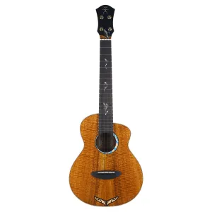 aNueNue Kyas Whale Private Reserve Hawaiian Koa Tenor Ukulele
