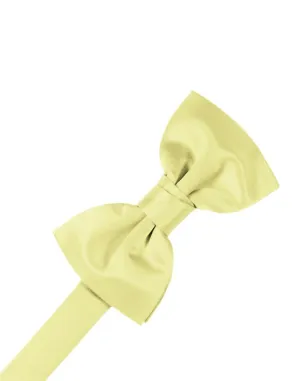 Banana Luxury Satin Kids Bow Tie