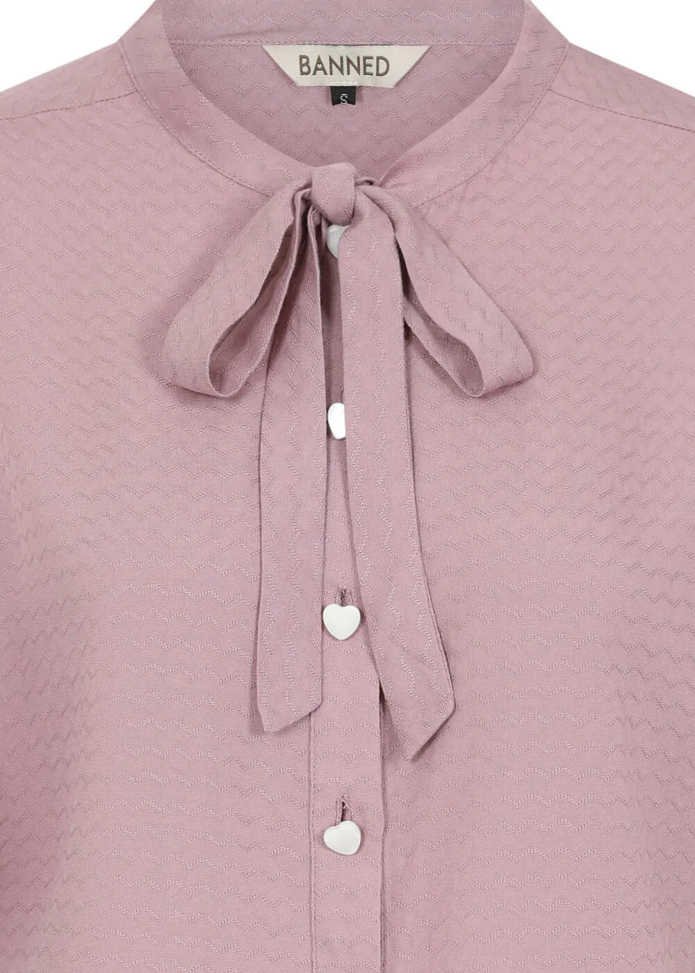 Banned May Wave Blouse Lilac
