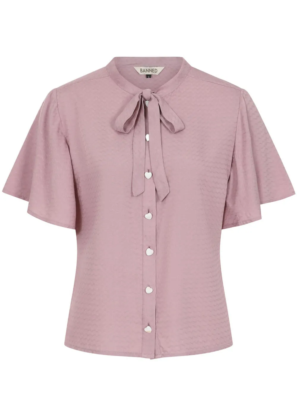 Banned May Wave Blouse Lilac