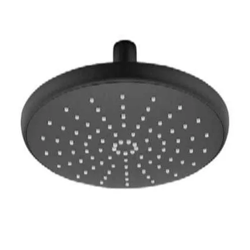 Bathroom Black 225mm ABS Plastic Over Head Rain Shower - L02004C