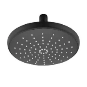 Bathroom Black 225mm ABS Plastic Over Head Rain Shower - L02004C