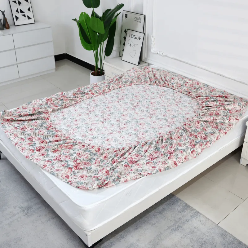 Bedding Sheet Set-Vintage Red Rose