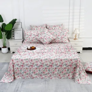 Bedding Sheet Set-Vintage Red Rose