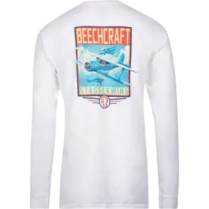 Beechcraft Staggerwing Officially Licensed Long Sleeve T-Shirt