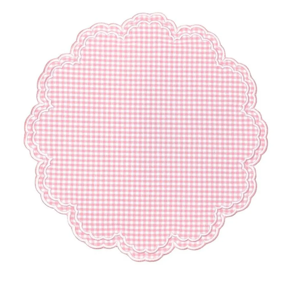 Bettina Placemat - Pink Gingham (Set of 4)