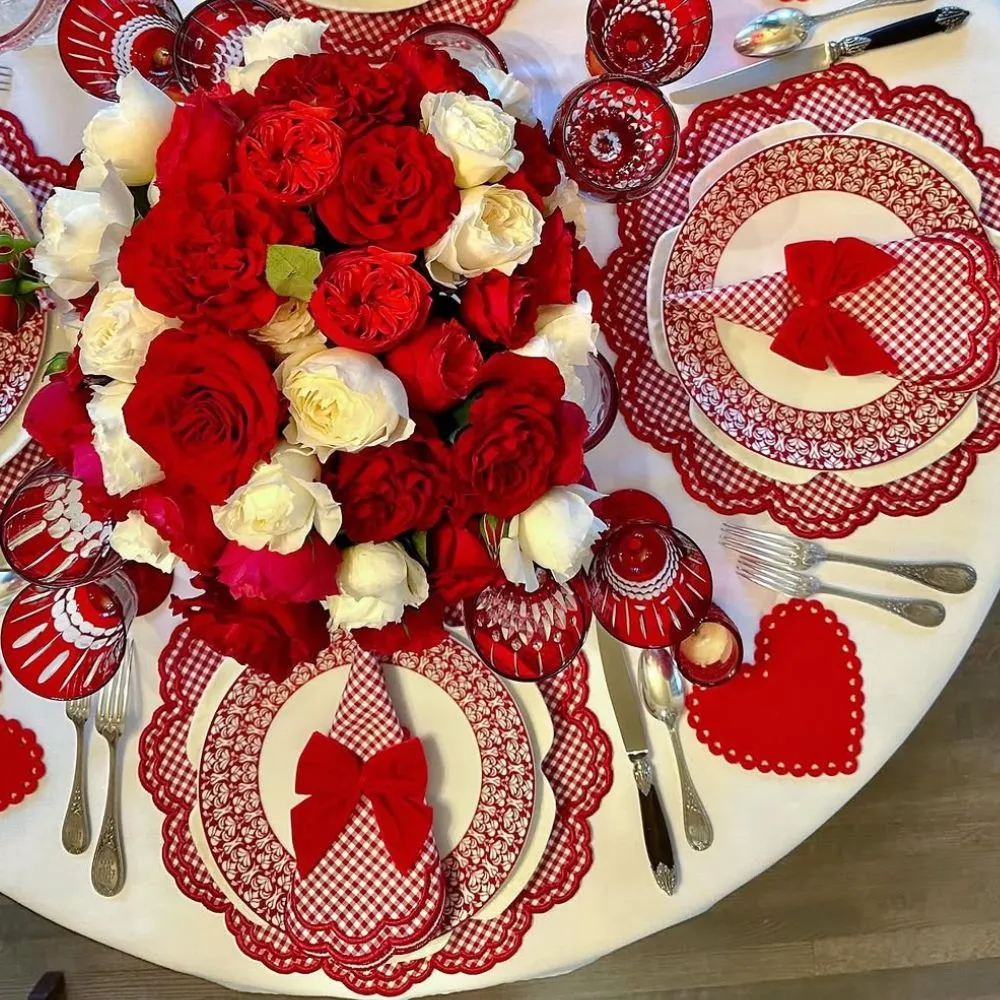 Bettina Placemat - Red Gingham (Set of 4)