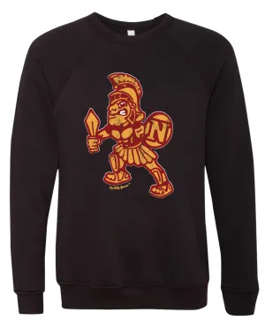 BIG WARRIOR MASCOT CREW SWEATSHIRT
