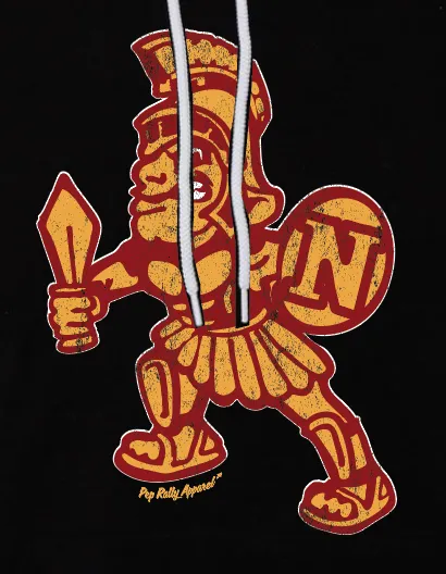 BIG WARRIOR MASCOT HOODIE