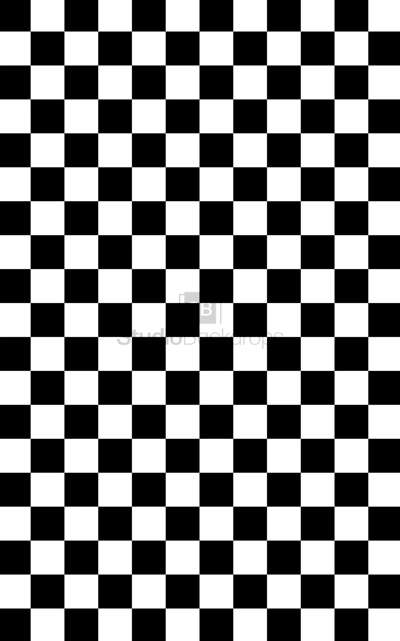 Black and White Checkerboard Tiles Photography Backdrop BD-188-PAT