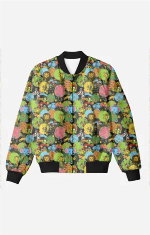 Bomber Jacket (Men) - Retro Jungle Party