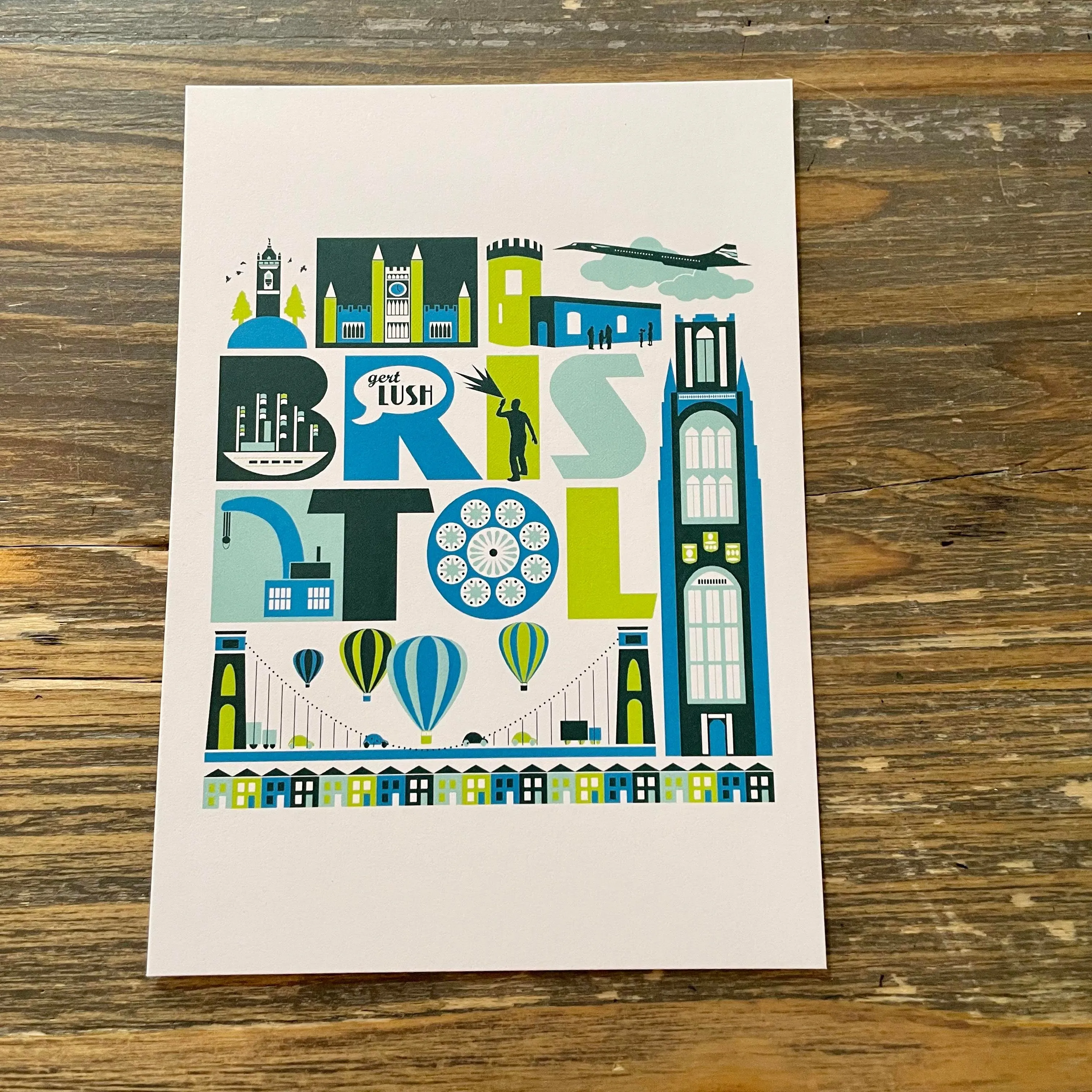 Bristol Icons Postcard