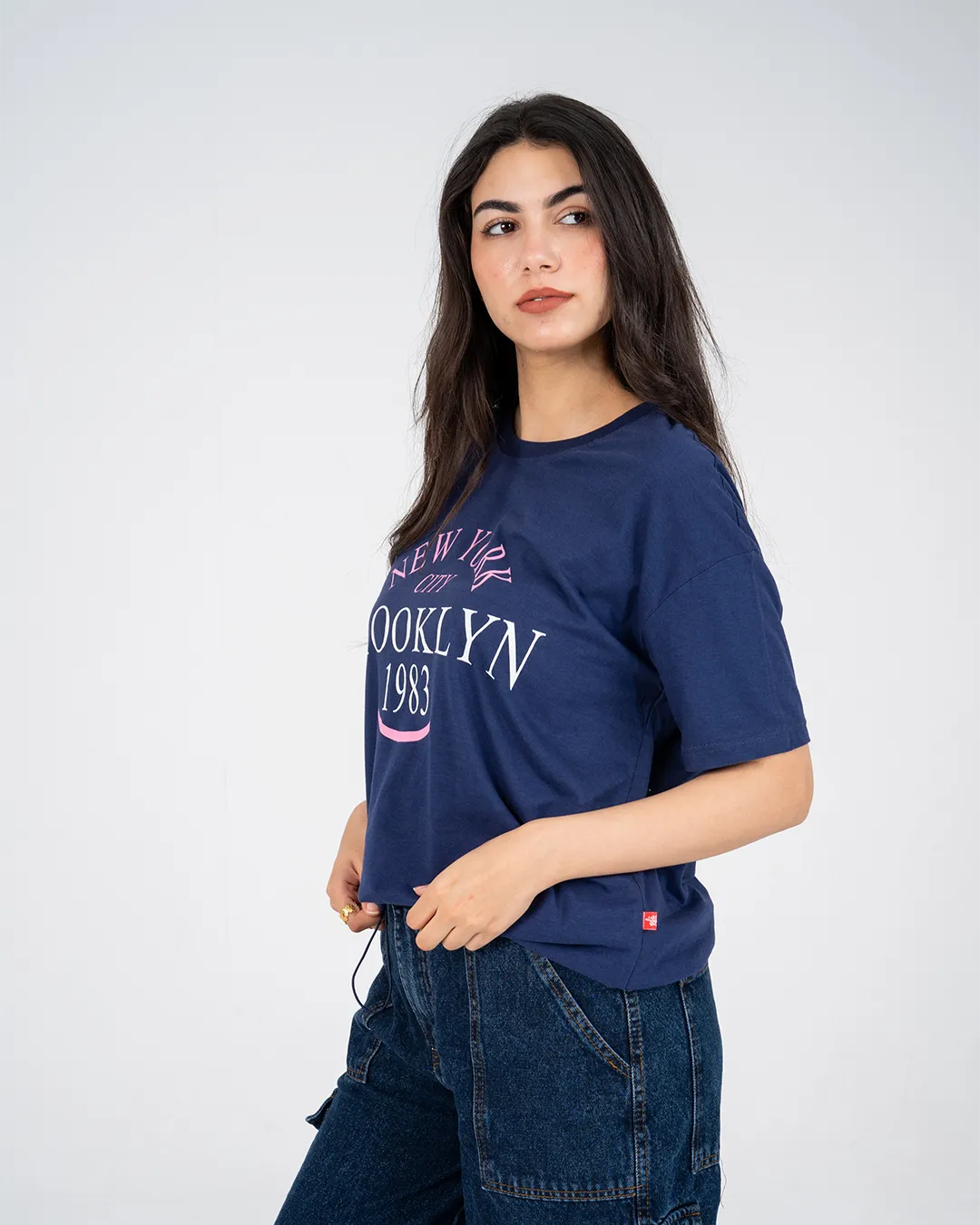 Brooklyn Printed Womens T-shirt Short Sleeve
