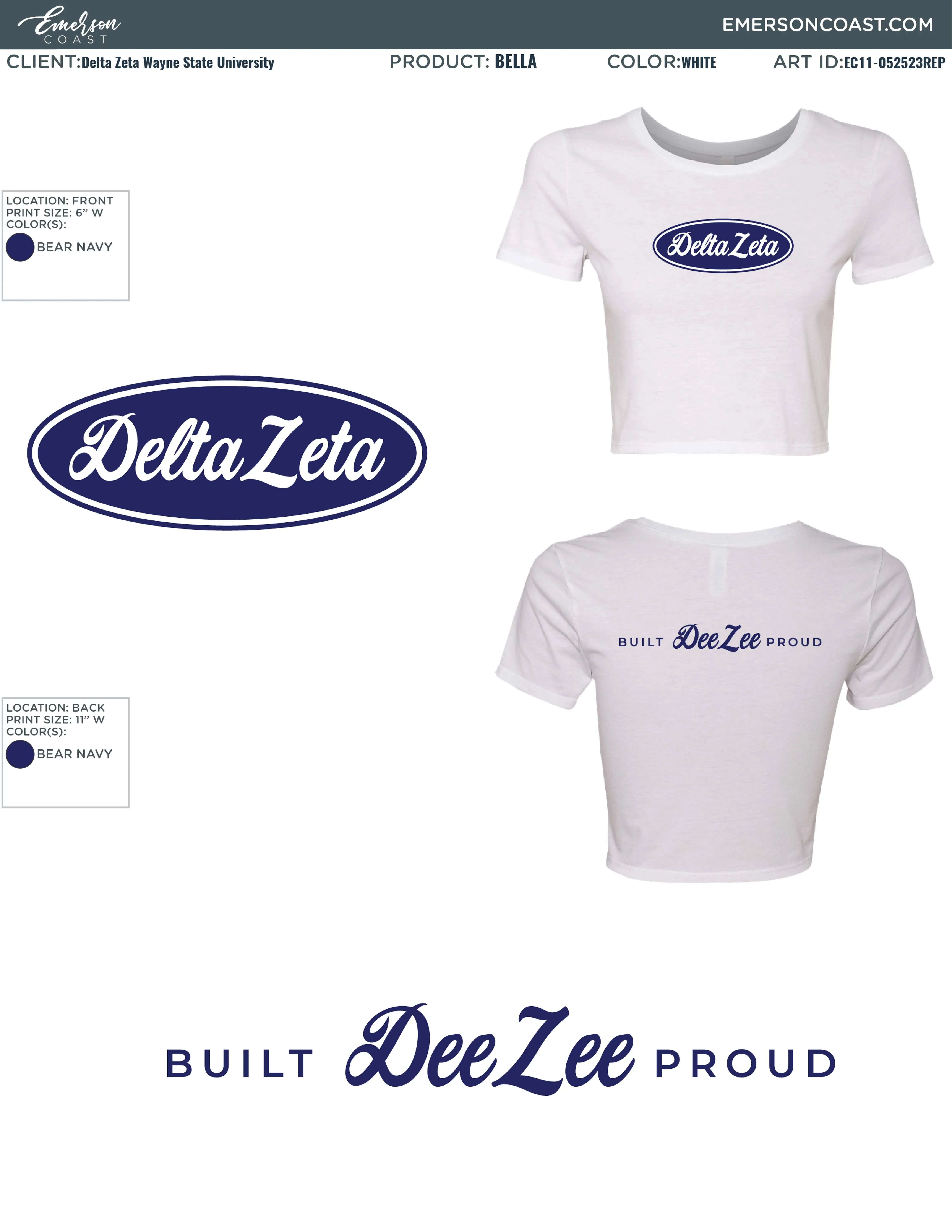 Built to Last Bid Day Design