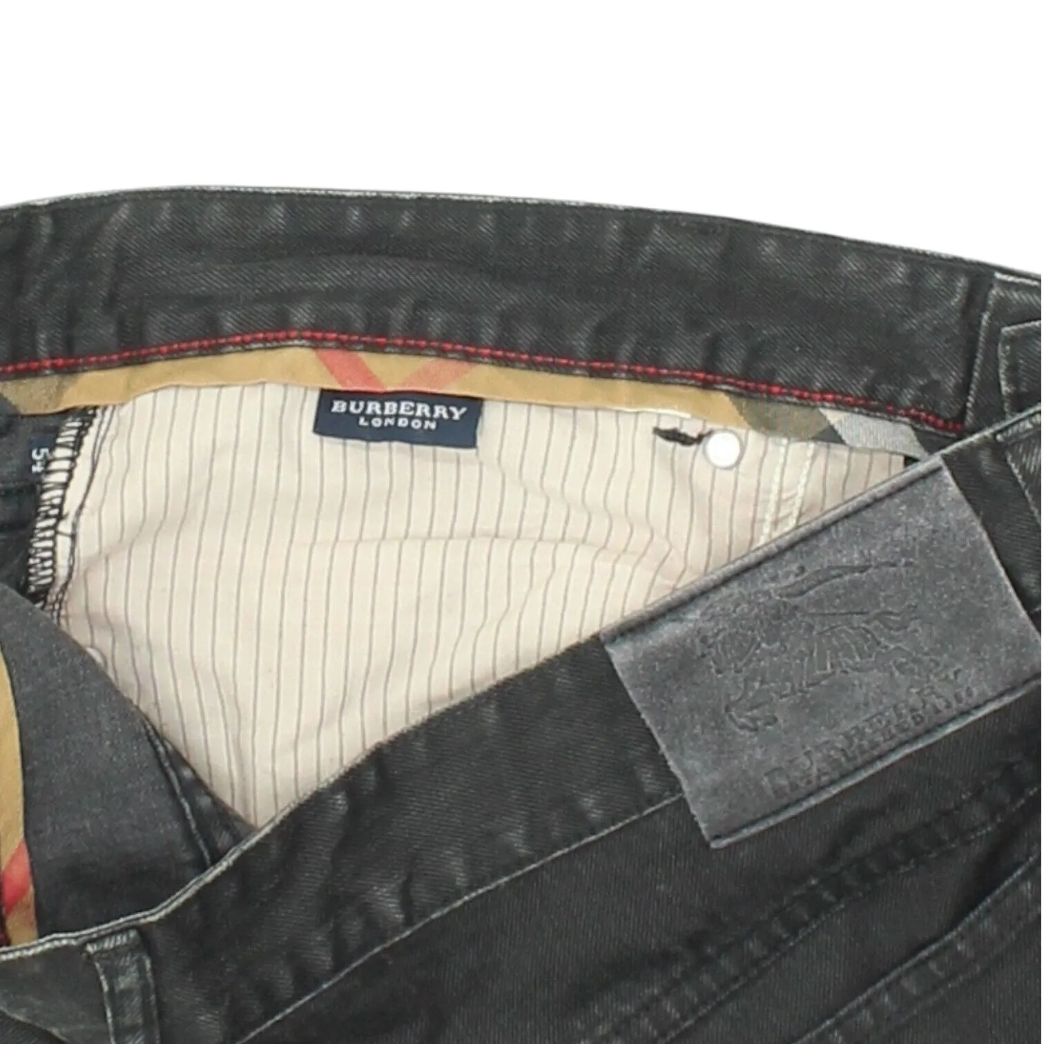 Burberry London Black Jeans | Vintage Mens High End Luxury Casual Designer Denim