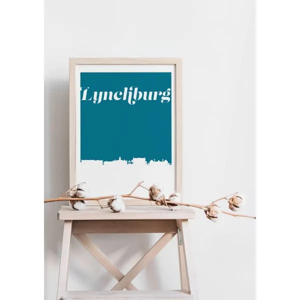 Cadiz Kentucky retro inspired city skyline decor
