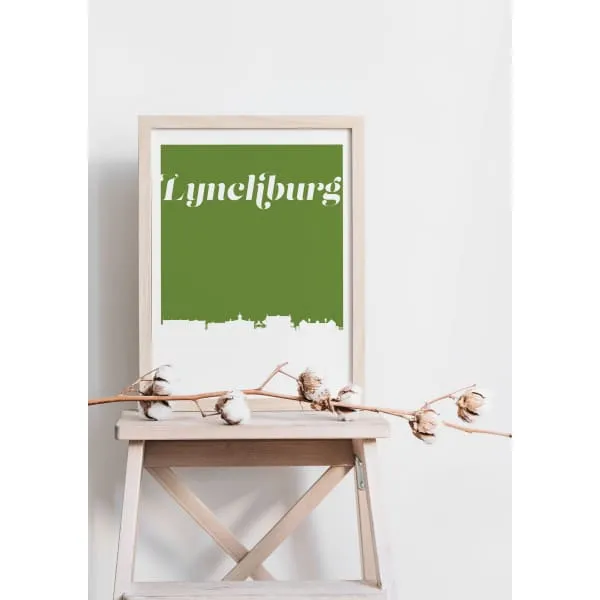 Cadiz Kentucky retro inspired city skyline decor