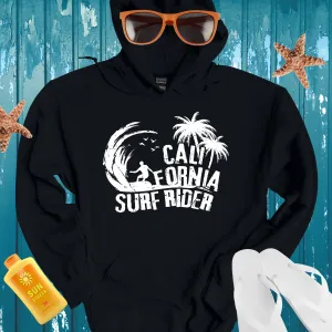 California Surf Rider Hoodie - Vintage Beach Vibes