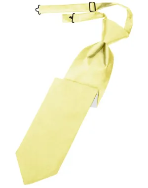 Canary Luxury Satin Kids Necktie