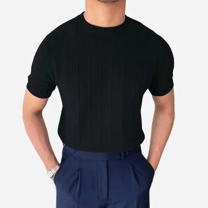 CANNES RIBBED T-SHIRT