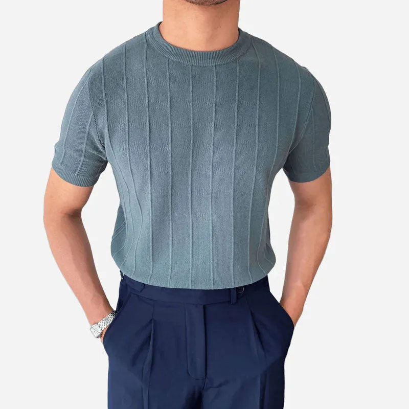 CANNES RIBBED T-SHIRT