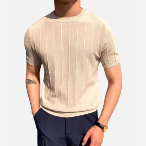 CANNES RIBBED T-SHIRT