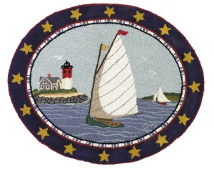 Cape Cod Cat Boats Oval