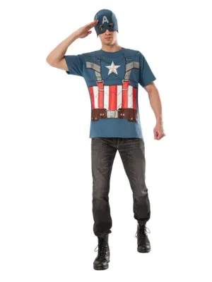 Captain America Retro Shirt Size Xl