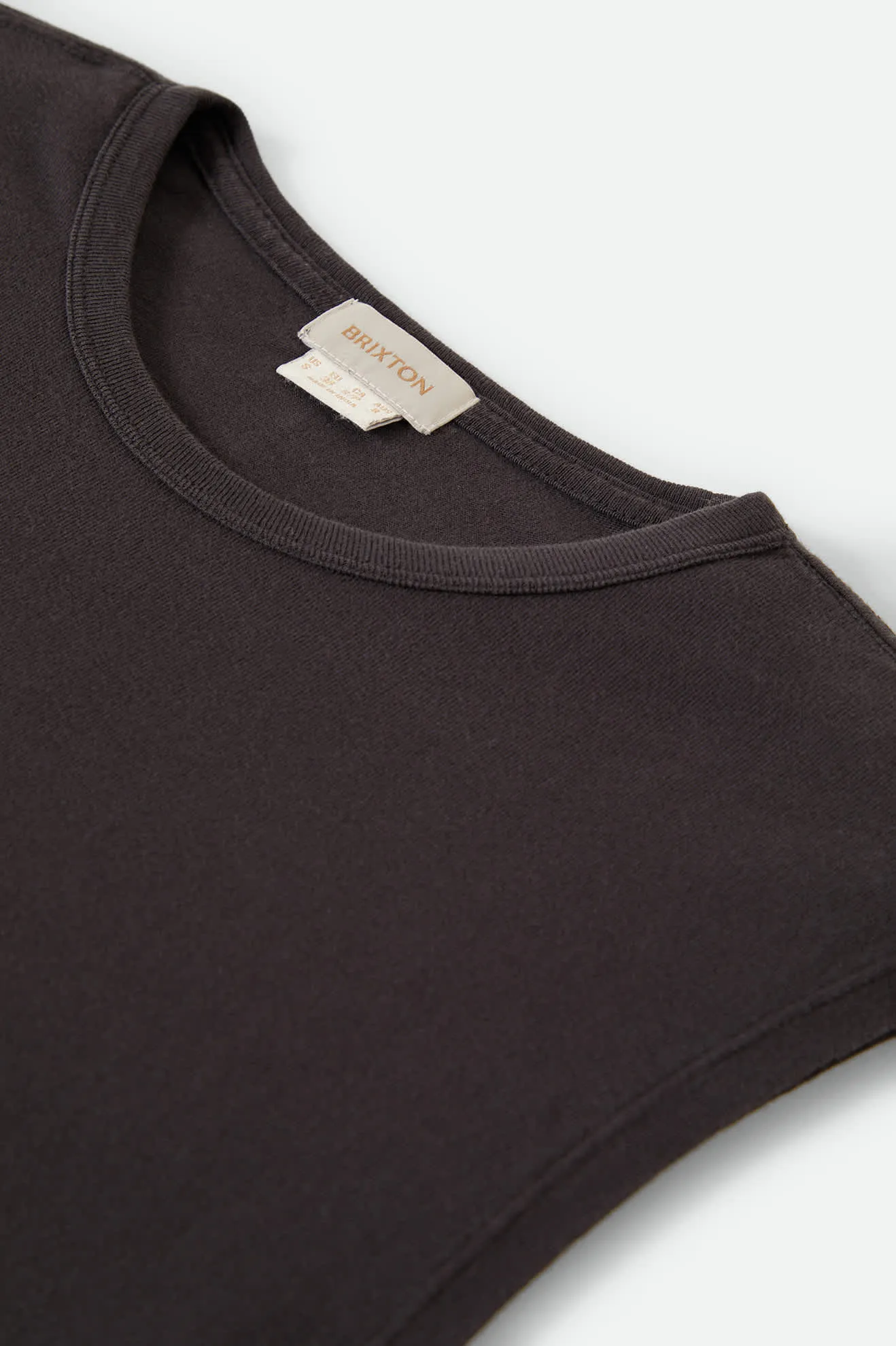 Carefree Organic Garment Dye Muscle Tank - Black