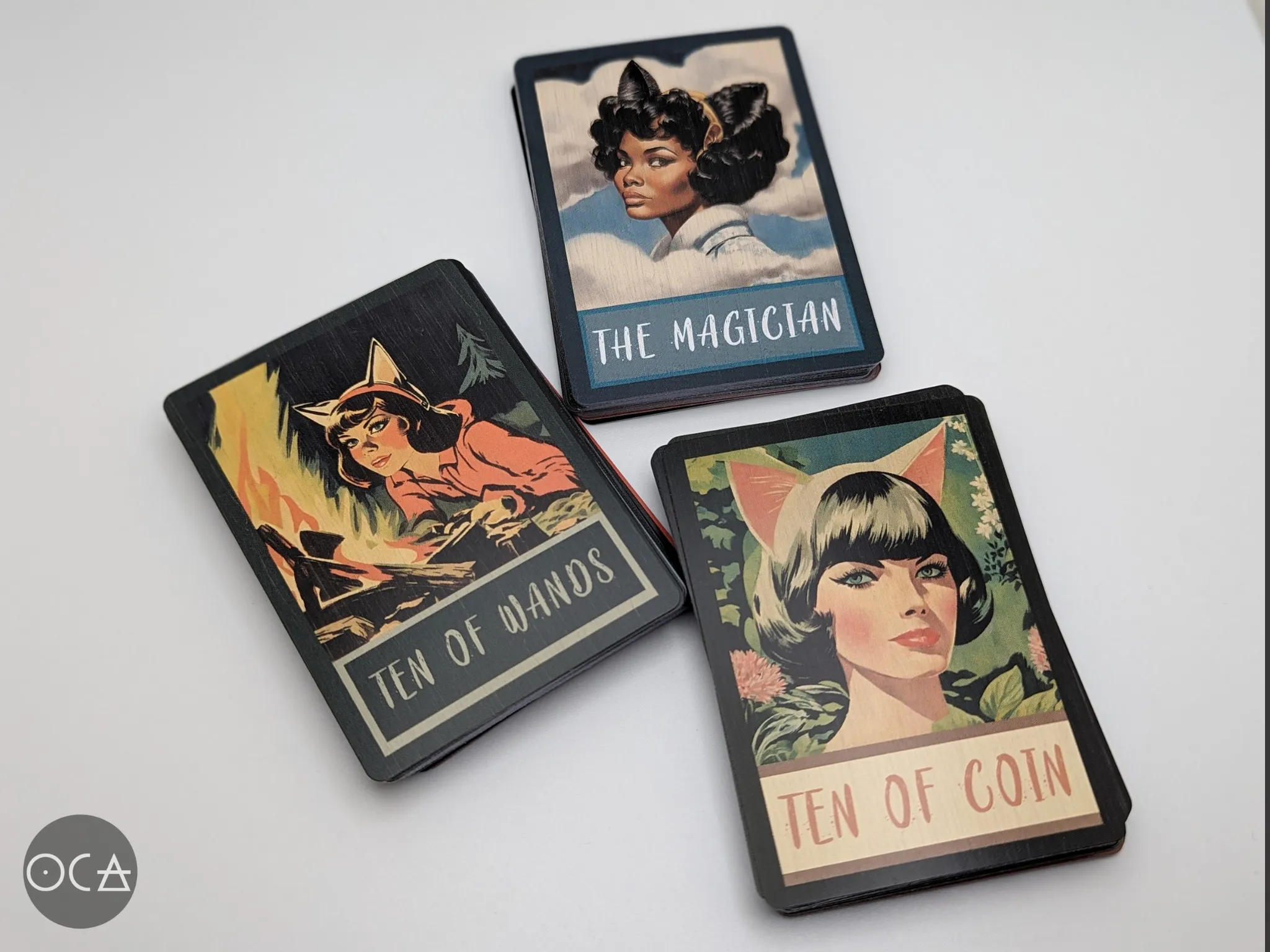 Catlady Tarot Cards Gift Set (Pre-order) Original Retro/Vintage Design