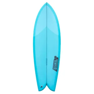 Channel Islands CI Fish Surfboard - 5'8" - Blue Tint