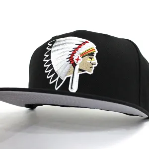 Chiefs New Era 59Fifty Fitted Hats (Black Gray Under Brim)