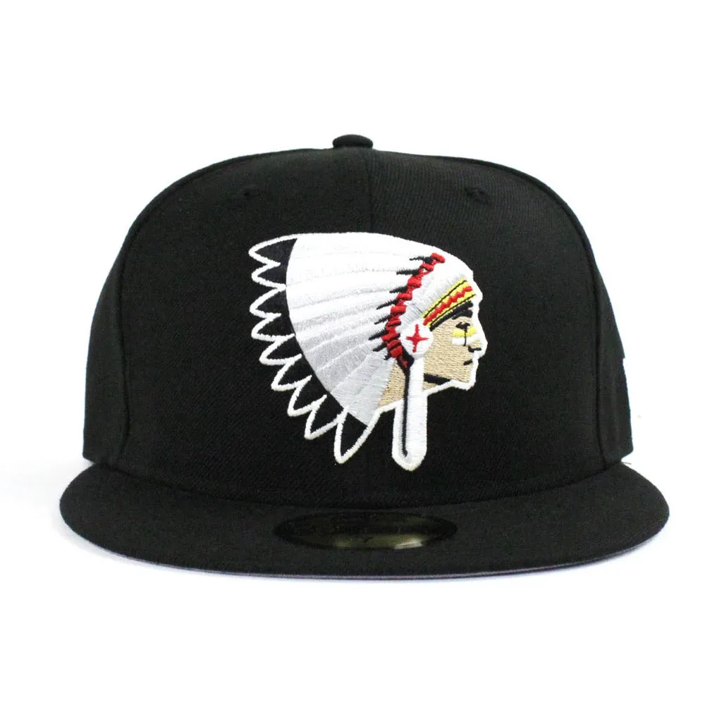 Chiefs New Era 59Fifty Fitted Hats (Black Gray Under Brim)