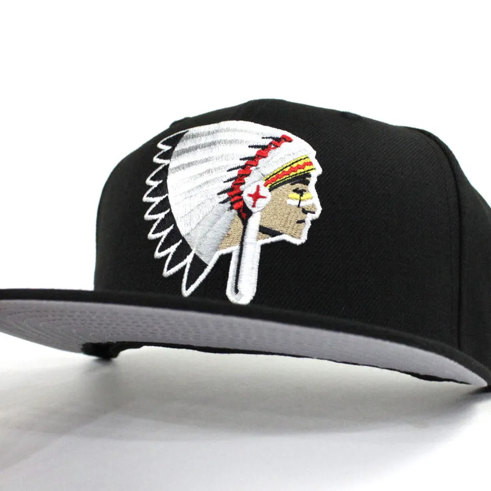 Chiefs New Era 59Fifty Fitted Hats (Black Gray Under Brim)