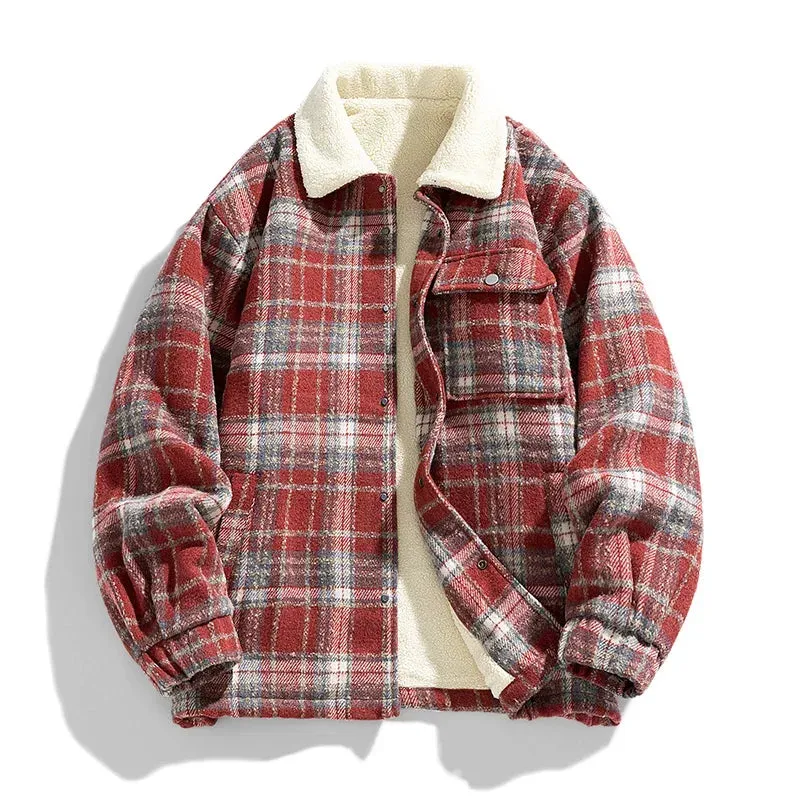 Classic Plaid Cashmere Jacket