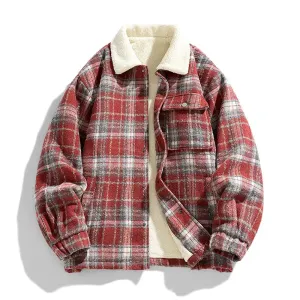Classic Plaid Cashmere Jacket