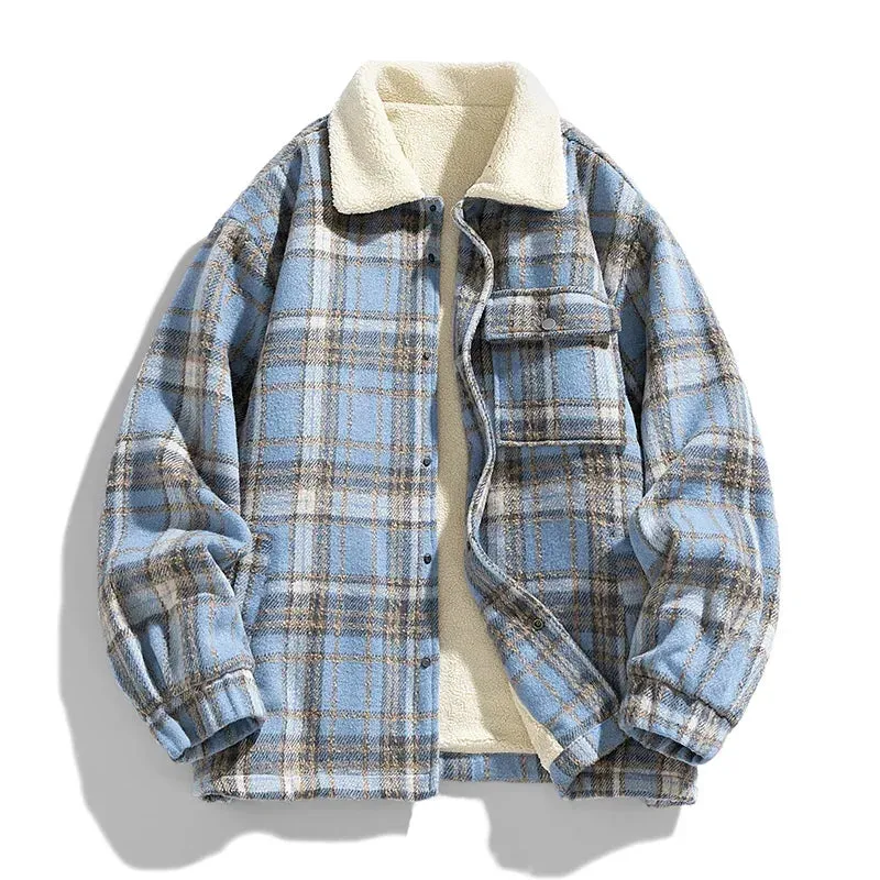 Classic Plaid Cashmere Jacket