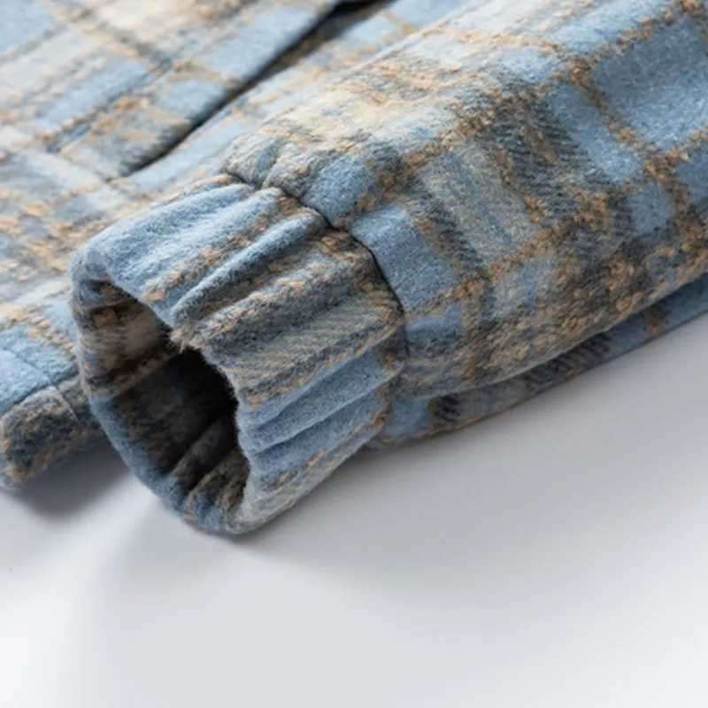 Classic Plaid Cashmere Jacket
